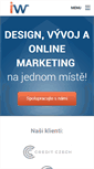 Mobile Screenshot of idealniweb.cz